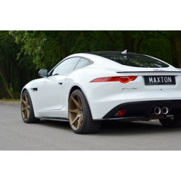 Накладки сплиттеры на пороги на Jaguar F-Type